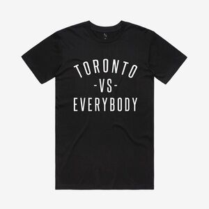 Peace Collective Toronto VS Everybody Iconic T-Shirt - Medium in Black & White